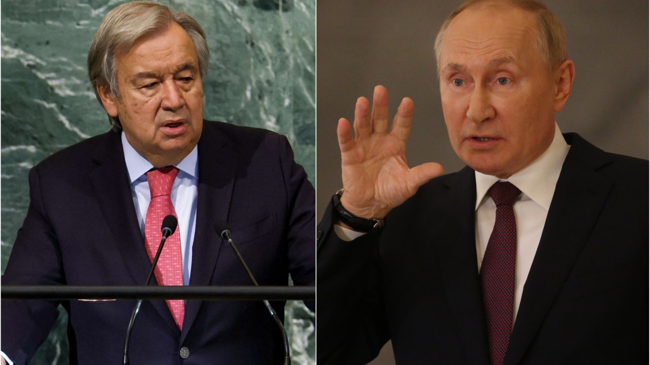 United Nations’ António Guterres hits back at Vladimir Putin’s nuclear ...