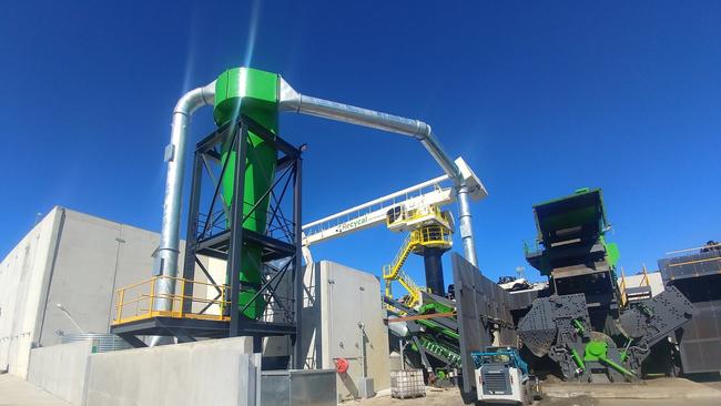 Recycal Pty Ltd's Rocherlea facility in Launceston. Picture: Facebook