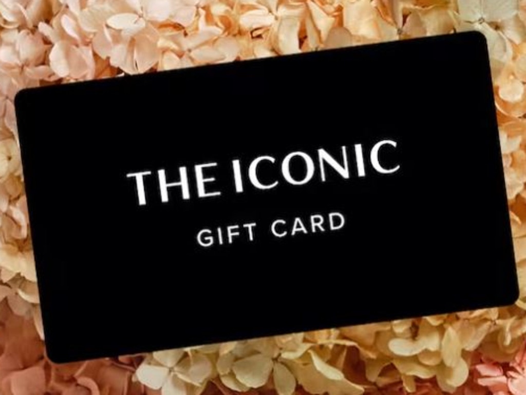 THE ICONIC Gift Card. Picture: The ICONIC