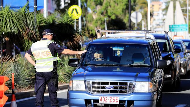 Police are concerned there will be an influx of travellers at the border. Picture: Scott Powick