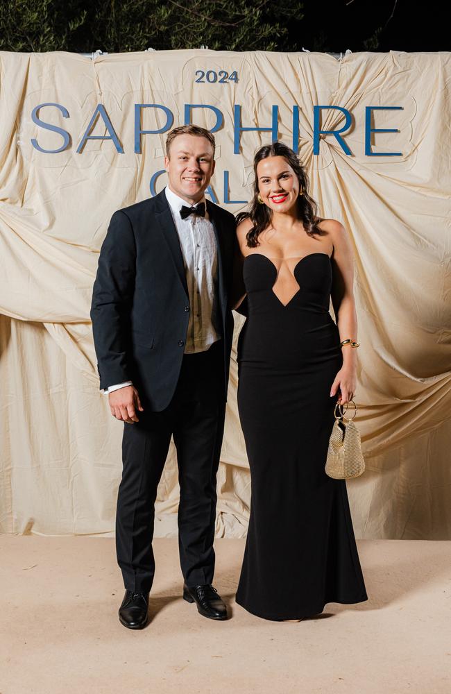 Billy Walters and Rachel Walters attend the 2024 Saphire Gala.