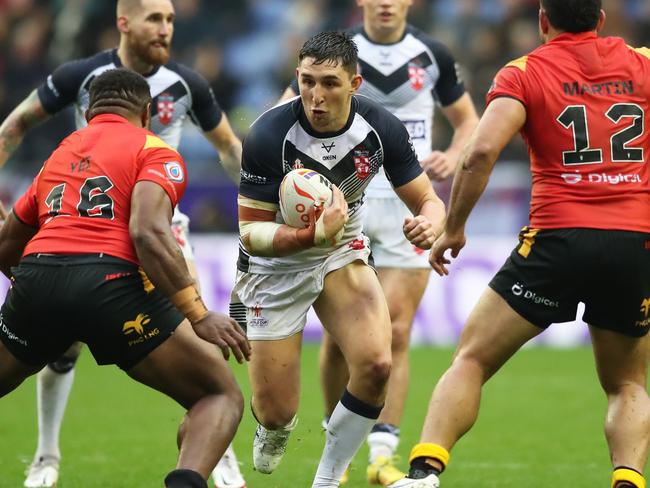 Victor Radley in action for England. Picture: Jan Kruger/Getty Images for RLWC