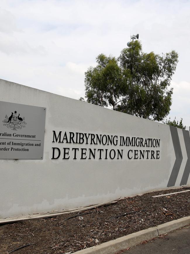 The Maribyrnong Immigration Detention Centre. Picture: Brendan Francis