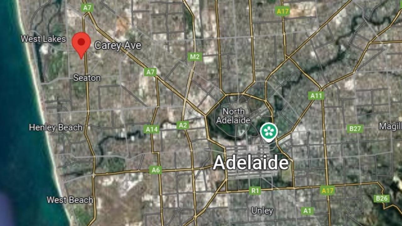 The location of Carey Ave in Seaton, Adelaide. Picture: Google Maps