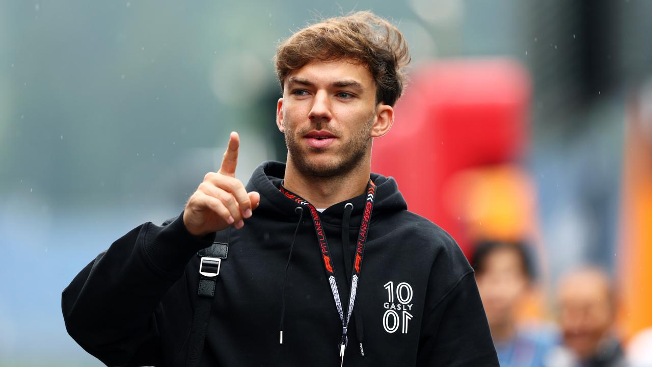 Pierre Gasly is staying with Alpine. (Photo by Clive Rose/Getty Images)