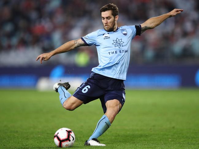 Josh Brillante has fought his way back into the Sydney FC team after being dropped earlier in the season. Picture: AAP