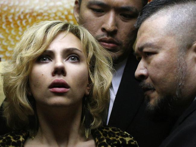 This image released by Universal Pictures shows Scarlett Johansson in a scene from "Lucy." (AP Photo/Universal Pictures, Jessica Forde)