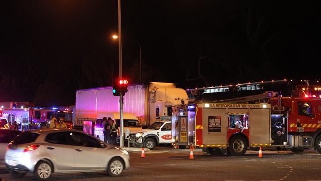 Vehicle accident involving cars, a truck and a cyclist, on the Tollgate intersection. 11 September 2019. Picture Dean Martin