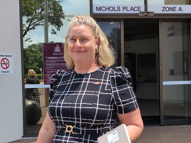 NT Attorney-General Marie-Clare Boothby made a surprise visit to the Darwin Local Court on Wednesday, January 1. Picture: Zizi Averill