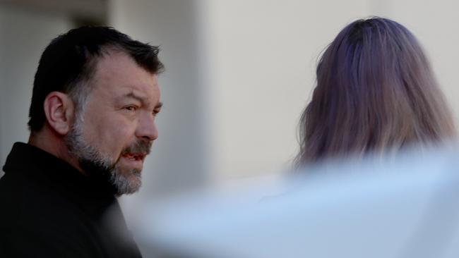 Paul Gazia, a senior officer at the West Australian Aboriginal Legal Service, leaves his office in Perth. Picture: Bohdan Warchomij