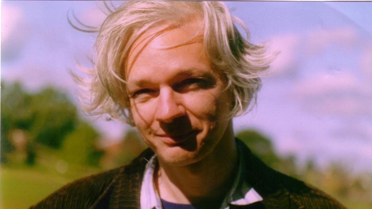 Julian Assange was known for his bleached blonde surfer look.