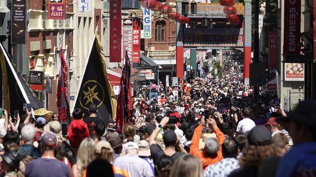 The Australian Left is more than happy to loudly and proudly celebrate the Chinese New Year but not our national holiday, Australia Day. Picture: Valeriu Campan