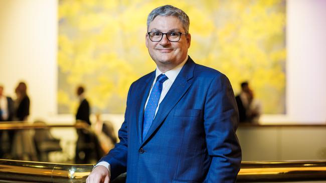 Future Fund CEO Raphael Arndt in Melbourne. Aaron Francis / The Australian