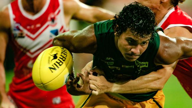 Joseph Salmon playing for the Saints in the 2021/22 grand final against Waratah: Glenn Campbell