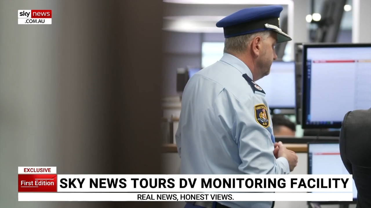 Sky News Australia tours domestic violence monitoring facility