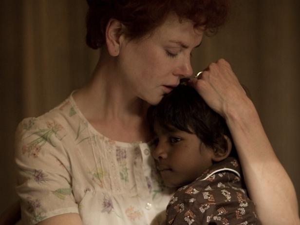 In this image released by The Weinstein Company, Nicole Kidman and Sunny Pawar appear in a scene from "Lion." Kidman was nominated for a Golden Globe award for best supporting actress for her role in the film on Monday, Dec. 12, 2016. The 74th Golden Globe Awards ceremony will be broadcast on Jan. 8, on NBC. (Mark Rogers/The Weinstein Company via AP)