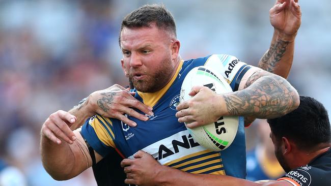 Nathan Brown says he wants to remain at the Eels. Picture: Mark Metcalfe/Getty Images