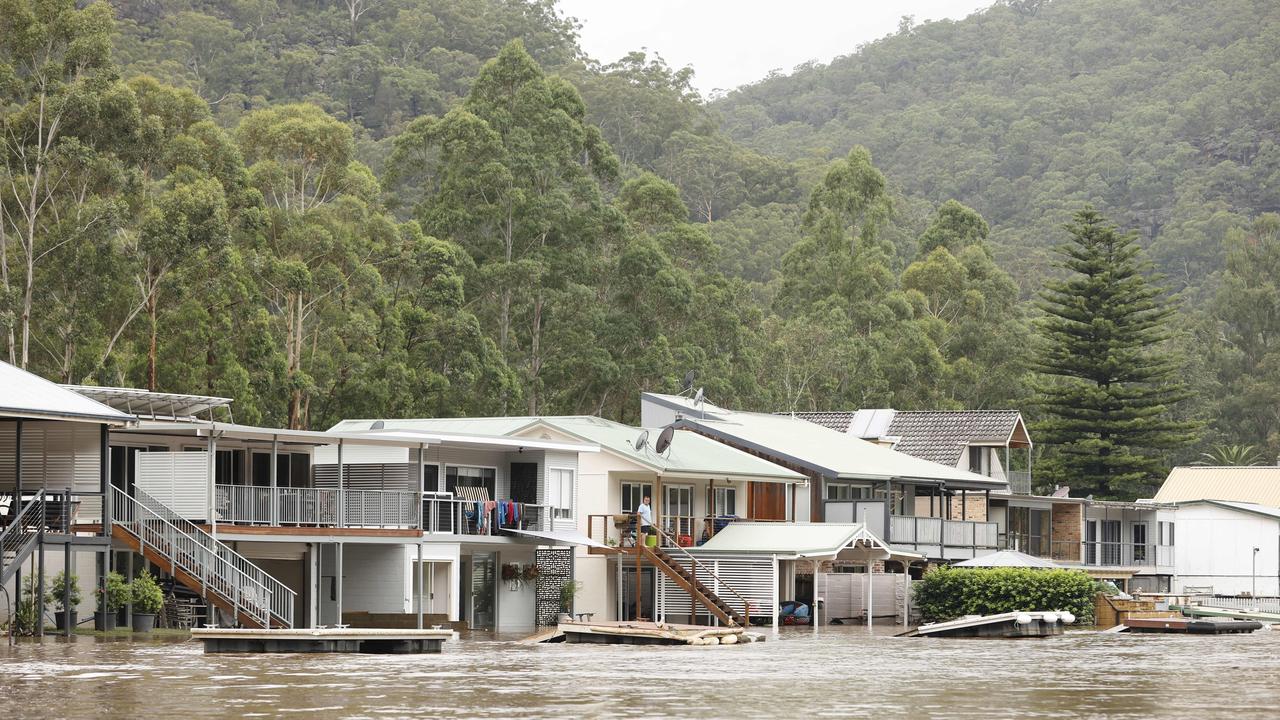 Residents in the Hawkesbury River are bracing for more wild weather. Picture: Tim Hunter