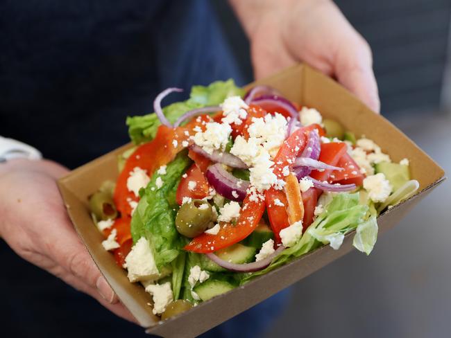 On of the healthy choices offered by Fresh Food Fast at Henry Kendall High school canteen. Picture: Sue Graham