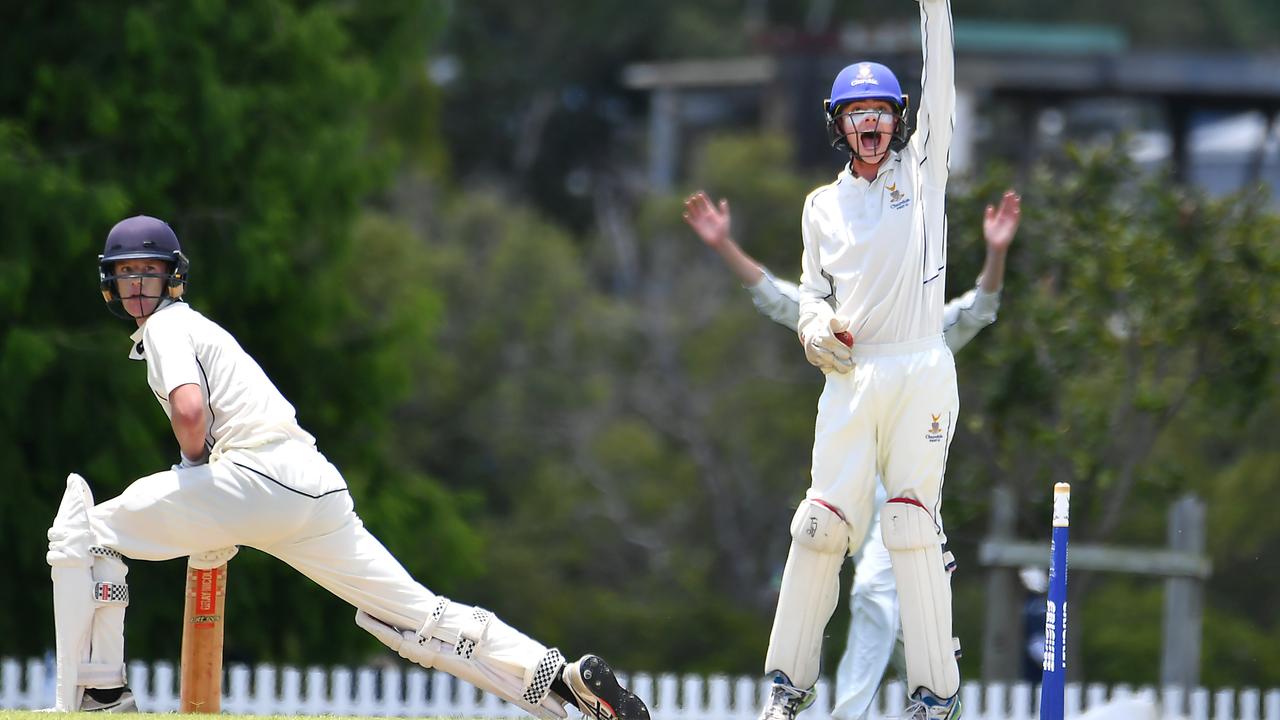 Churchie appeal against Brisbane State High Saturday January 28, 2023. Picture, John Gass