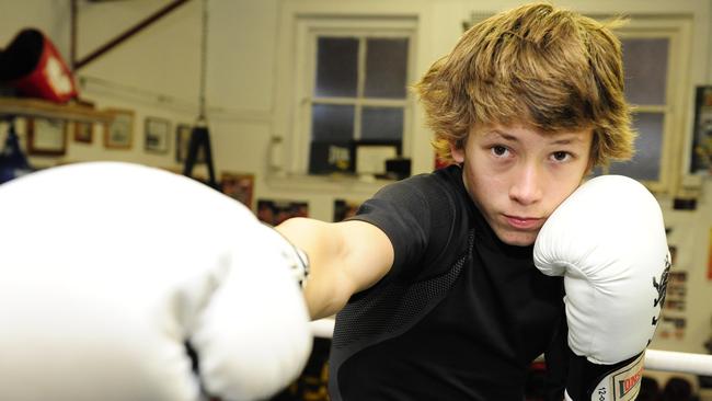 Boxer Liam Paro aged 15 was a Silver medallist at the Australian Golden Gloves.