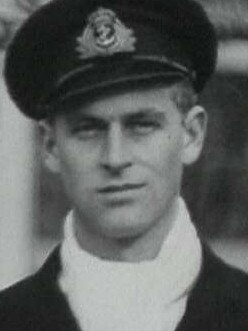 Prince Philip in Naval College.