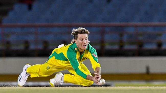 Adam Zampa is hopeful of playing Test cricket. Picture: Randy Brooks / AFP