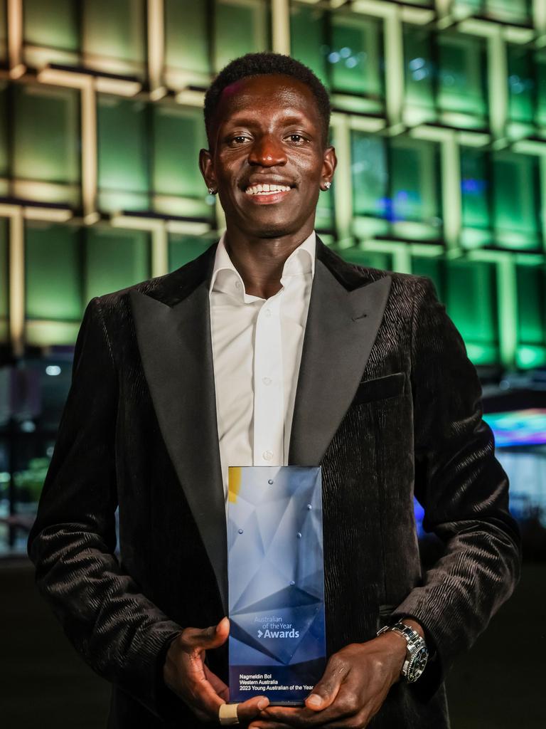 Peter Bol was the 2023 WA Young Australian of the Year. Photo - Salty Dingo