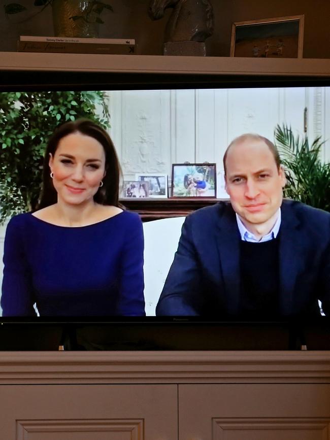 Prince William and Catherine, Duchess of Cambridge take part in a Commonwealth Day broadcast on March 7. Picture: Chris Jackson/Getty