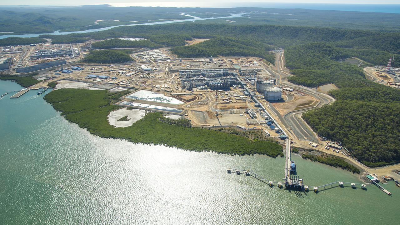 BG Group’s LNG plant at Curtis Island, Gladstone