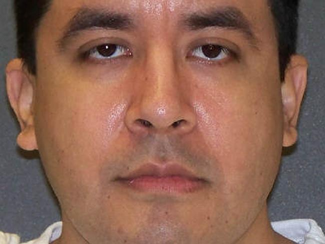 This undated photo provided by the Texas Department of Criminal Justice shows Rosendo Rodriguez III. Attorneys for the Texas death row inmate known as the "suitcase killer" have appealed to the U.S. Supreme Court to halt his scheduled execution this week for the slaying of a Lubbock woman whose body was stuffed inside a suitcase dumped in the trash. Rodriguez III, of San Antonio, was condemned for the 2005 killing of 29-year-old Summer Baldwin, identified in court documents as a prostitute. (Texas Department of Criminal Justice via AP)