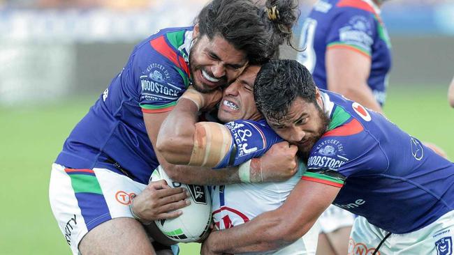 The Warriors opened their season with a big win over the Bulldogs but have failed to repeat that display. (Photo: David Rowland/AAP). Picture: DAVID ROWLAND