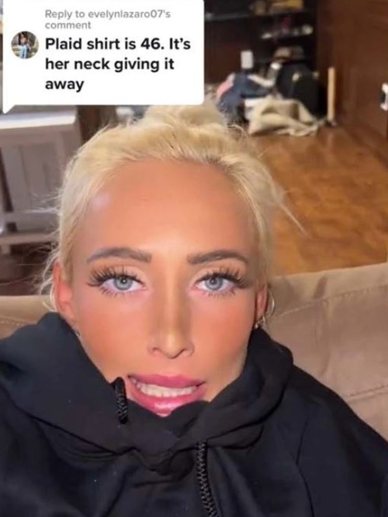 Barbie hit back at trolls who said it was so obvious. Picture: TikTok