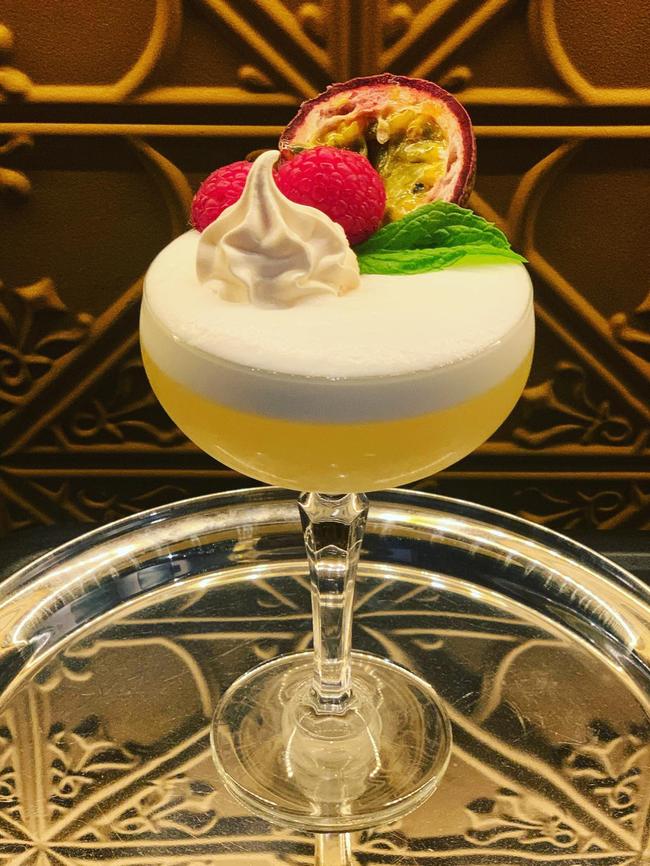 The Pavlova, a Christmas cocktail at Society Salamanca. Picture: Supplied.