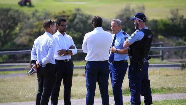 The scene at Little Bay following Wednesday’s shark attack. Picture: NCA NewsWire / Christian Gilles