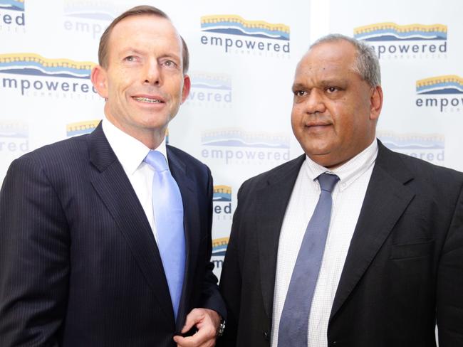 Empowered Communities launch. Picture shows  Noel Pearson and Tony Abbott