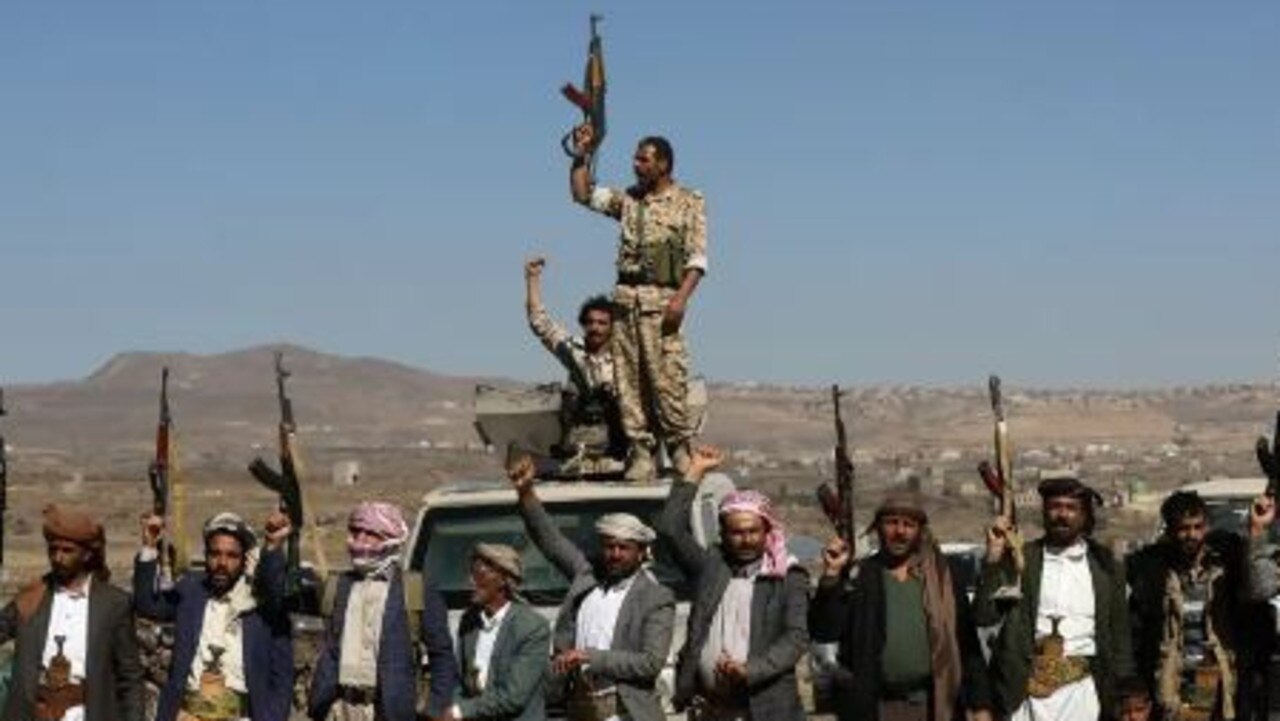 The Houthis claimed responsibility for blasting the ship.