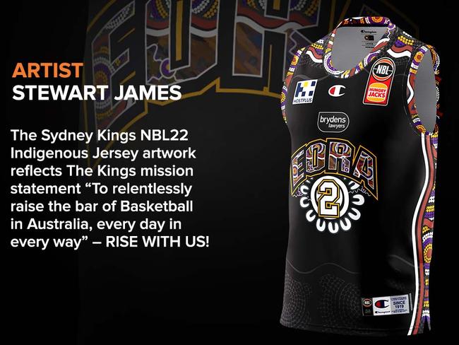 Indigenous jersey: Sydney Kings.