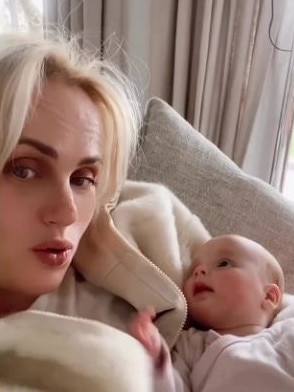 Rebel Wilson and her baby daughter, Royce. Picture: Instagram