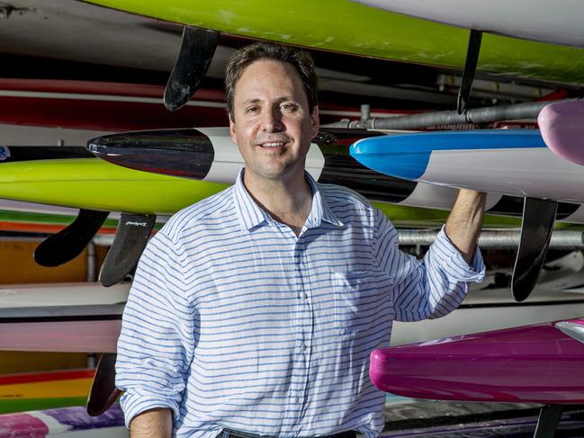 Federal member for Moncrieff Steve Ciobo  at BMD Northcliffe Surf Club. Picture: Jerad Williams