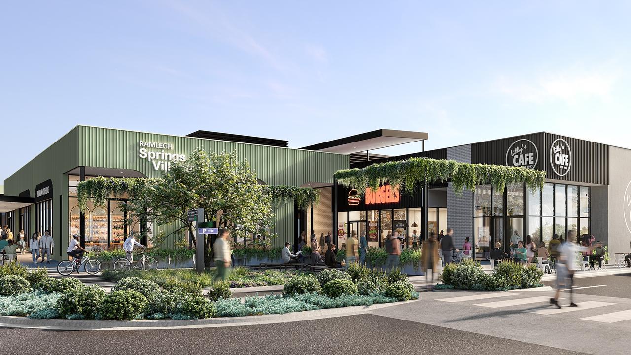 Cafes and beauty salons are expected to be among the shops being built in Ramlegh Springs Village Shopping Centre.