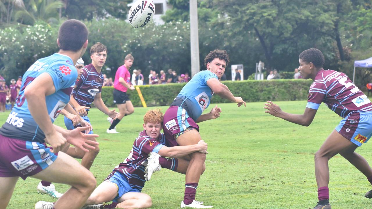 Under-17 boys pre-season trial, CQ Capras versus Mackay Cutters at Rugby Park, Rockhampton, on February 1, 2025.