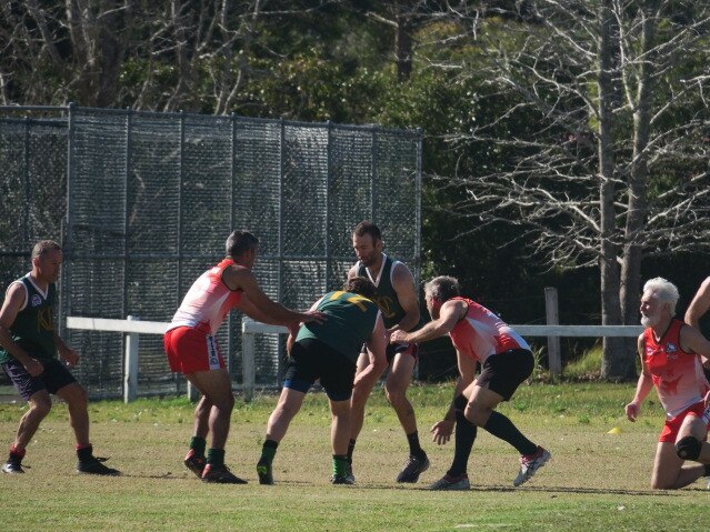 The AFL Masters Mid-North Coast gala day at Beechwood Oval. Pics Dan Mills