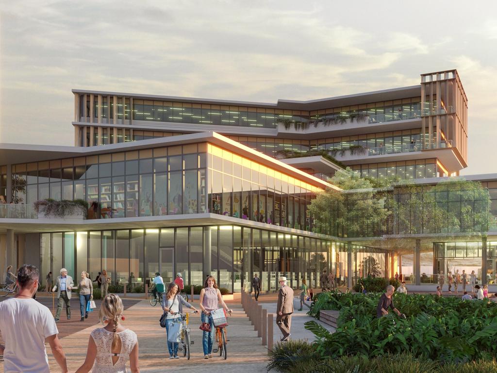 Hervey Bay City Centre Redevelopment - Plaza View. Photo: Fraser Coast Regional Council.