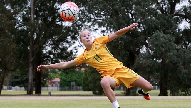 Courtney Nevin is a rising star for the junior Matildas.