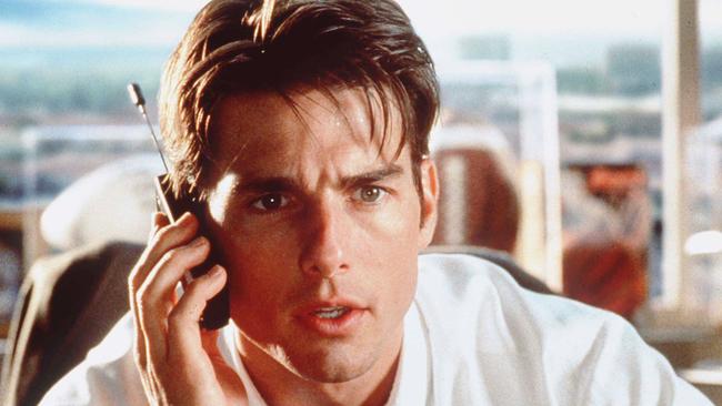 Tom Cruise in Jerry Maguire in 1996.