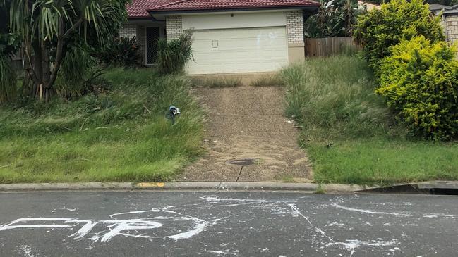 Graffiti on Serin St in Upper Coomera.