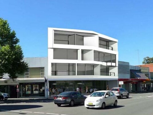 A four storey residential and commercial development is planned for 384 New South Head Rd Double Bay