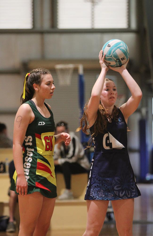 QISSN 2024 pool match between Calvary Christian College and St Joseph's College