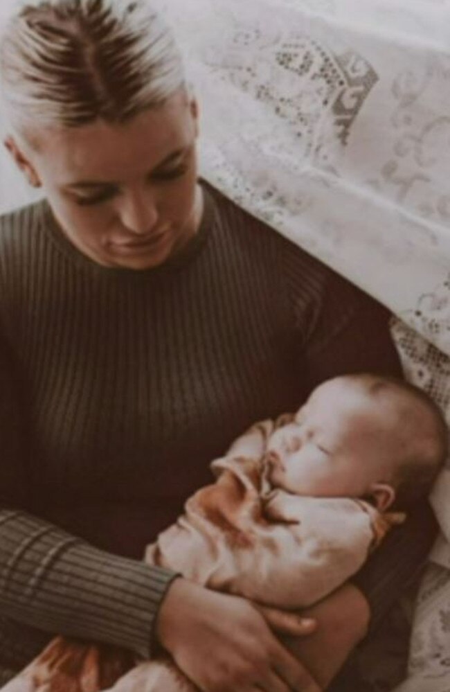 Sarah Elsworth with her daughter, Aaliyah.